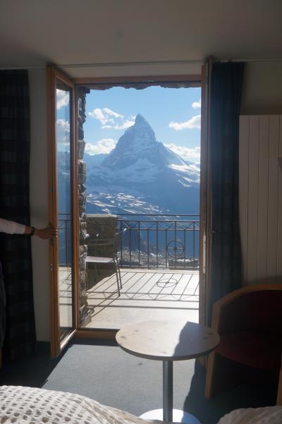2014年　初スイス　ハイキングの旅 　４日目後半（憬れの３１００クルムホテル　ゴルナーグラートへ）