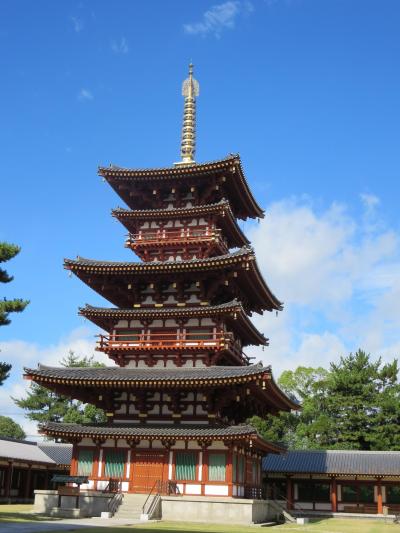 １人で歩く夏の奈良☆薬師寺☆水煙のご朱印帳を求めてヽ(^o^)丿