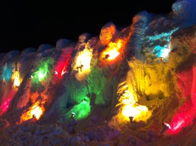 やっと鶴雅 氷濤まつりは寒かった Part2