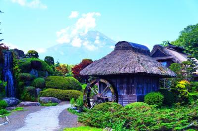 日本の原風景を見に忍野八海へ