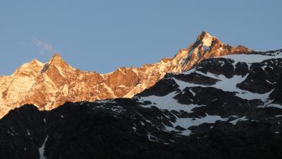 スイス･ハイキングの旅 2014夏（2） サース・フェー（モンテ・モロ峠に届かず）