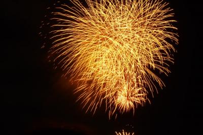 フェニックス10を見に、長岡花火を見に行きました。