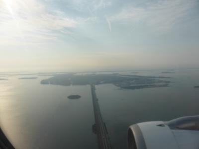 JL共同運航便AF、CDG経由でヴェネチアはリドのエクセルシオールにモトスカーフィ(水上タクシー)で到着2014