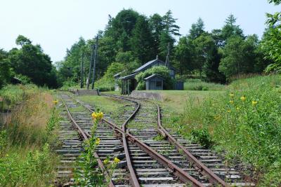 開拓時代の鉄道が思い浮かぶ奥行臼駅（北海道）