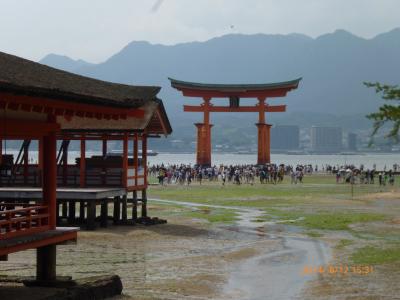 出雲大社昇殿参拝と世界遺産厳島神社・倉敷　２日間