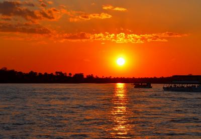 2014・南アフリカ「世界三大瀑布制覇！！」の旅　ザンベジ川サンセットクルーズ編