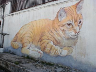 世界遺産ジョージタウンのアートウオール