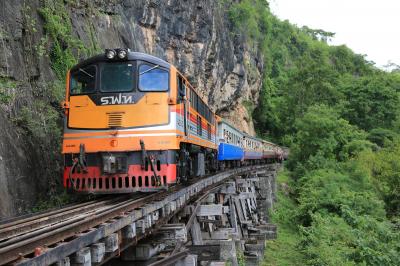 カンチャナブリ泰麺鉄道撮影に行って来た<アルヒル橋>