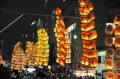 東北三大夏祭り　２、秋田竿燈