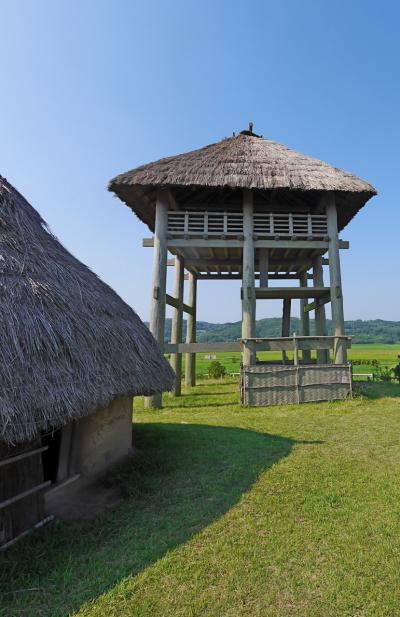 2014.7福岡出張・壱岐日帰り旅行6-はらほげ地蔵，一支国博物館，原の辻遺跡（王都復元公園）