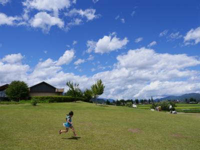 夏休み初日は青空の安曇野、再訪の旅館「なごみ野」でほっこり♪