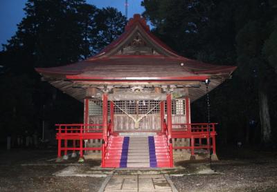 夜景が綺麗な開拓のお社烏森神社参拝