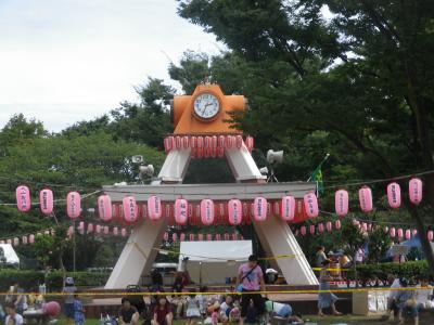 亀戸中央公園で江東区民まつり亀戸地区夏まつり大会