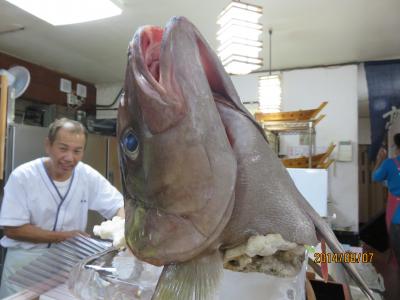2014、八丈島　リゾート・シーピロス　夕食は、あそこ寿司、宝亭
