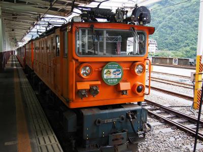 立山黒部アルペンルート、トロッコ電車そして信濃大町、松本、名古屋 その２：トロッコ電車