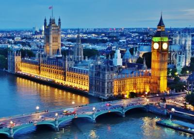 花と緑が輝く季節☆ときめきと癒しの旅ロンドンとコッツウォルズ【ロンドン・アイ】☆空中夢散歩☆夕景のロンドンと光輝くビッグ・ベンに感動！