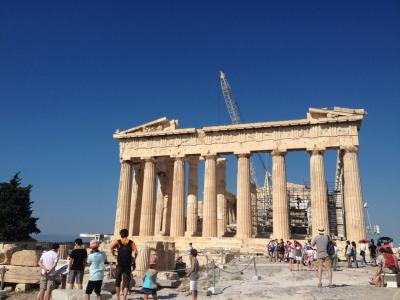 世界遺産アクロポリス 初めて船での国境越え