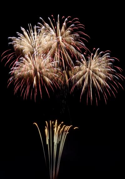 往く夏を惜しむ最後の花火　～尊徳夏祭り花火大会～