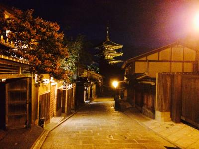 夏の京都。３度目の京都を旅する。（その２）夜の京都を散歩する。