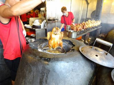 宜蘭日帰りの旅（３）　鶏の丸焼きと礁渓温泉