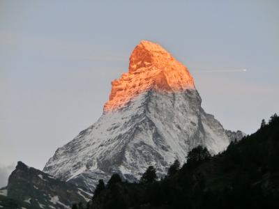 スイス旅行１０日間-8素晴らしきモルゲンロート