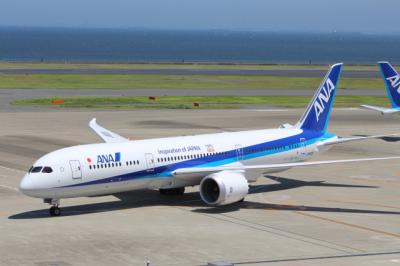 世界初就航 ANA B-787-9に乗って大分へ