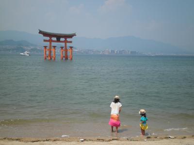 暑い夏の、安芸の宮島