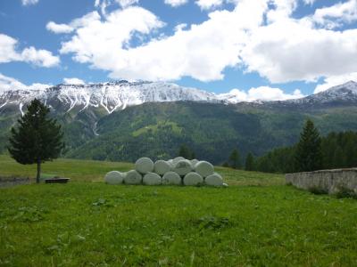 2014年レンタカーと列車で巡るスイスの旅⑪ ヨーロッパで最も高い村の一つ、リュ(Lu)1,920mへ