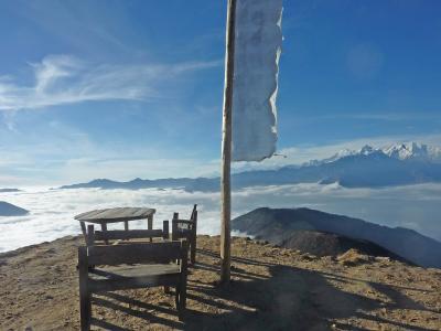 近くて遠いランタン谷トレッキング⑤ 雲海カフェへようこそ (ラウルビナヤク、シンゴンパ、女子会)