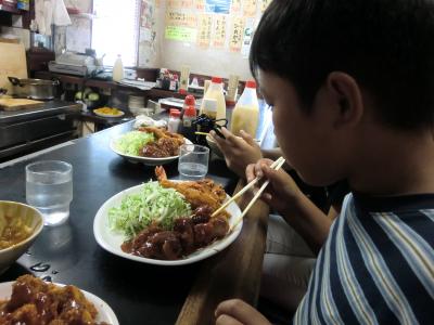 「とんかつ　一」　さんに行きたくて、はな岬さんに一泊しました。