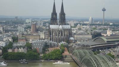 2014夏 ドイツ・ベルギー母子旅 7. <展望台からのケルン大聖堂>