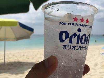 渡嘉敷島 阿波連ビーチ 音楽と酒と青い海 １人旅