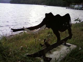 正真正銘の今はもう秋、誰もいない湖　週末別荘ライフ＠信州野尻湖　2014　10月　1