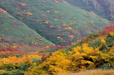 2014年紅葉シリーズ（３）　山の紅葉と温泉を巡る山形の旅②　月山登山と志津温泉でのんびり２連泊