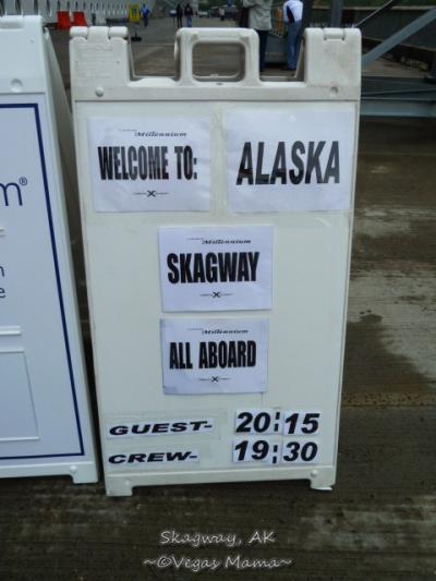 セレブリティーミレニアム　アラスカクルーズ４日目　スキャグウェイ！（船内施設写真もあり）