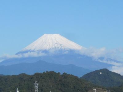 富士山の初冠雪（２０１４年）