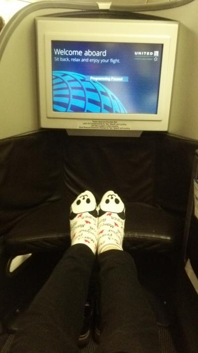 ファーストクラスでマイル旅2014~機内編1