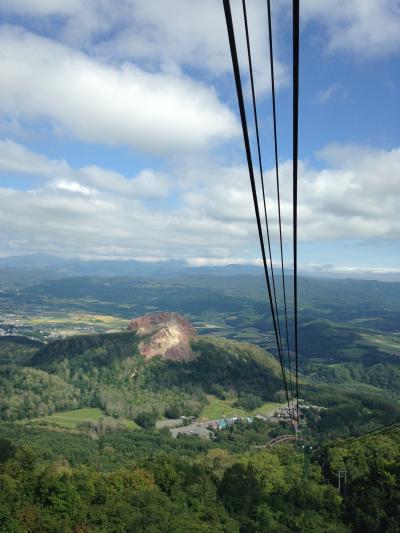 サンプリンセス北海道周遊クルーズ親子旅⑧有珠山ロープウエイ～♪山頂展望台からの洞爺湖と昭和新山☆