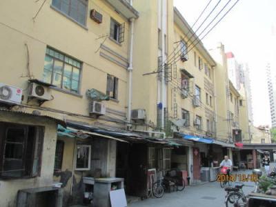 上海の仏租界・高安路・石庫門住宅・方建公寓