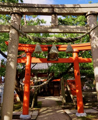 新潟12　湊稲荷神社　旅の終わりに参拝　☆回る高麗犬に願懸けて