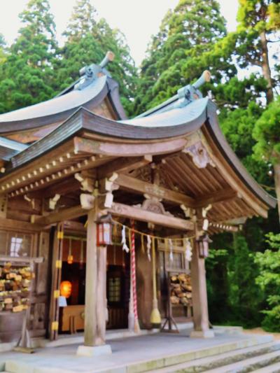 完成品 男鹿 a 真山神社 修験道の霊場・神域 ☆丸木舟奉納・カヤの巨木 人文