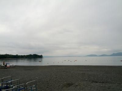 梅雨明けのはずなのに曇り空～ダイビングで有名な大瀬崎で海水浴をした