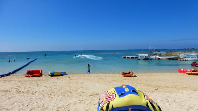 ＡＮＡの特典航空券で行く、石垣空港２時間滞在＆那覇１泊で本島中南部をレンタカーでドライブ＆観光の旅【ドライブ＆観光《残波ビーチに立ち寄り》編】（２０１４年１０月）
