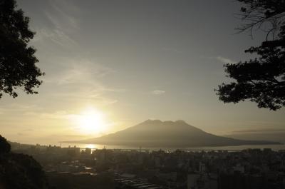 桜島と日の出