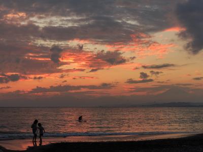 江の島夕日鑑賞