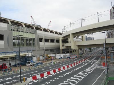 再開発が進む京急蒲田駅周辺（2014年10月26日）