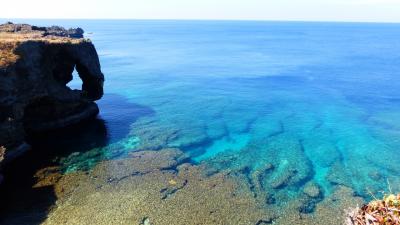 ＡＮＡの特典航空券で行く、石垣空港２時間滞在＆那覇１泊で本島中南部をレンタカーでドライブ＆観光の旅【ドライブ＆観光《万座毛に立ち寄り＆散策》編】（２０１４年１０月）
