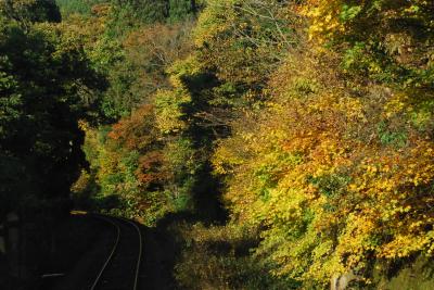 秋田内陸線　紅葉のローカル鉄道旅（秋田）