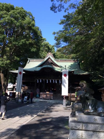 由緒ある谷保天満宮にお参り