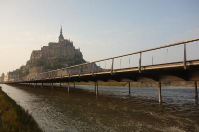 夫婦行くパリ・モンサンミッシェル・ヴェルサイユ②　モンサンミッシェル1日目